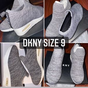 DKNY Angie Wedge Sneaker Size 9 New with box.